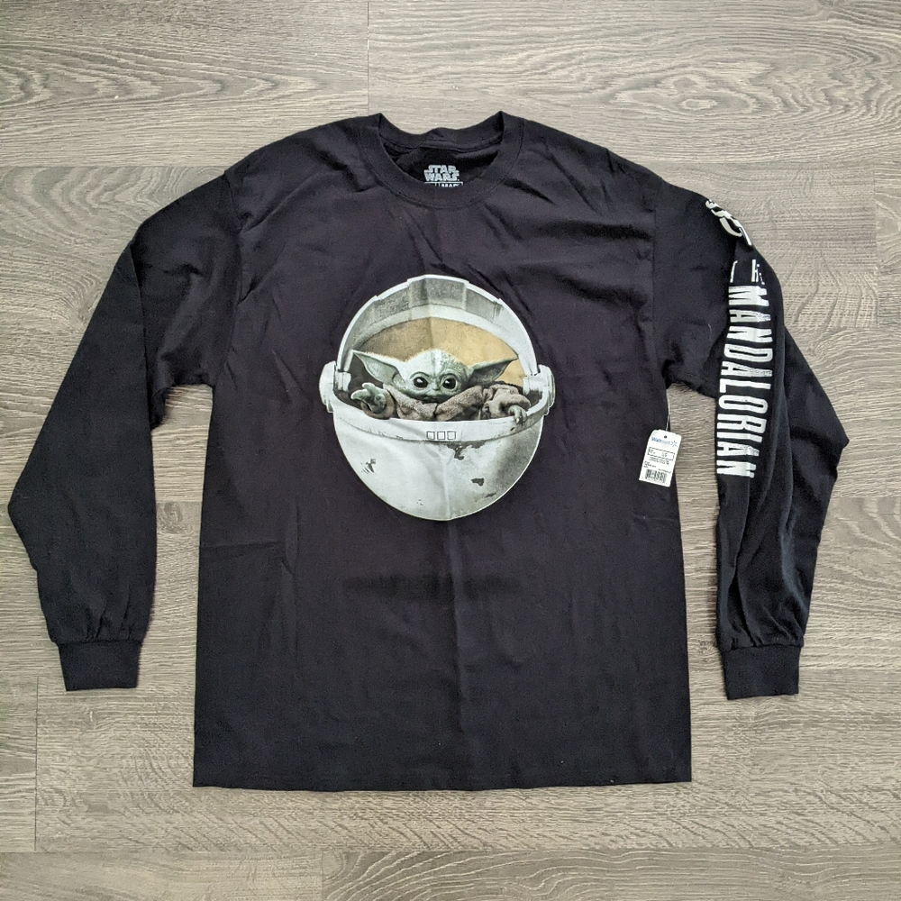 star wars baby yoda long sleeve tee shirt